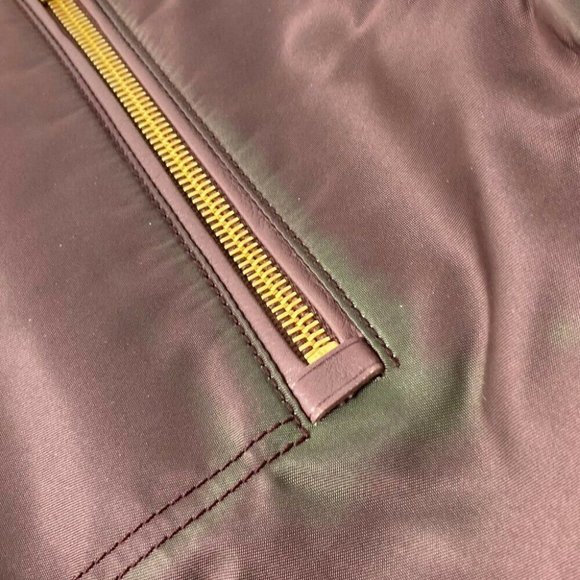 AUTHENTIC PRADA BR4354 Logo Plate Semi-Shoulder Hand Bag Shoulder Bag Tote Bag - Picture 7 of 8